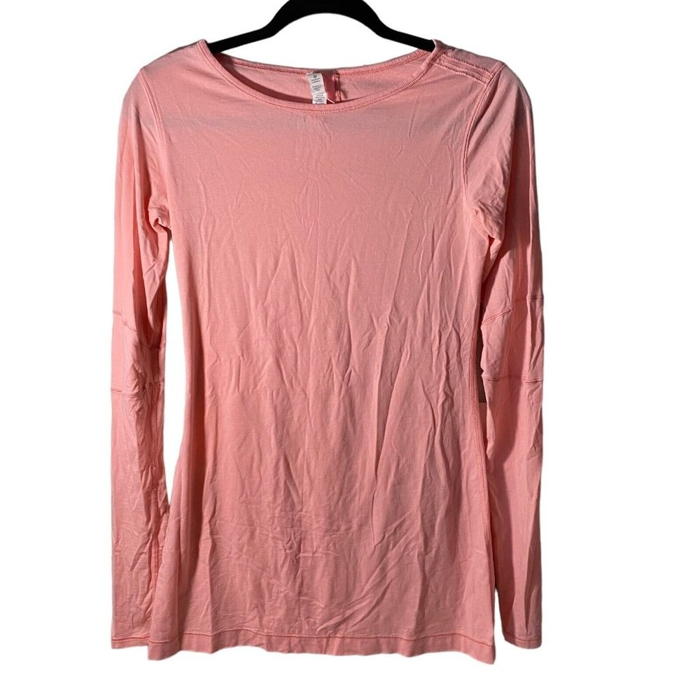lululemon athletica Pink Long Sleeve Tee